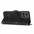 For Motorola Moto G 5G 2025 Dream Triangle Leather Phone Case with Lanyard(Black) - 3