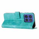 For Motorola Edge 60 Fusion Dream Triangle Leather Phone Case with Lanyard(Green) - 3