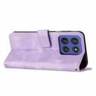 For Motorola Edge 60 Fusion Dream Triangle Leather Phone Case with Lanyard(Purple) - 3