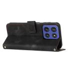 For Motorola Edge 60 Fusion Dream Triangle Leather Phone Case with Lanyard(Black) - 3