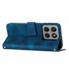 For Motorola Edge 60 Pro Dream Triangle Leather Phone Case with Lanyard(Blue) - 3