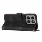 For Motorola Edge 60 Pro Dream Triangle Leather Phone Case with Lanyard(Black) - 3