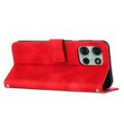 For Motorola Moto G56 5G Dream Triangle Leather Phone Case with Lanyard(Red) - 3