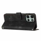 For Motorola Moto G56 5G Dream Triangle Leather Phone Case with Lanyard(Black) - 3
