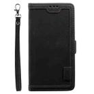 For iPhone 16 Plus Retro Splicing Horizontal Flip Leather Phone Case(Black) - 2