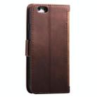 For iPhone 16e Retro Splicing Horizontal Flip Leather Phone Case(Brown) - 3