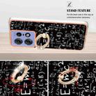 For Motorola Edge 50 Pro Electroplating Dual-side IMD Phone Case with Ring Holder(Equation) - 3