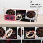 For Motorola Edge 50 Fusion Electroplating Dual-side IMD Phone Case with Ring Holder(Retro Radio) - 3