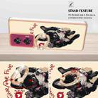 For Motorola Edge 50 Fusion Electroplating Dual-side IMD Phone Case with Ring Holder(Lucky Dog) - 3