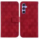 For Samsung Galaxy S23 FE 5G Double 8-shaped Embossed Leather Phone Case(Red) - 1