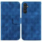 For Samsung Galaxy A54 5G Double 8-shaped Embossed Leather Phone Case(Blue) - 1