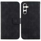 For Samsung Galaxy S24+ 5G Double 8-shaped Embossed Leather Phone Case(Black) - 1