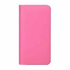 For 6.7-6.9 inch Phone Dual Wallet Business Clutch Phone Bag(Rose Red) - 1