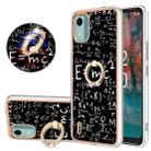 For Nokia C12 Electroplating Dual-side IMD Phone Case with Ring Holder(Equation) - 1