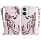 For OnePlus Nord 3 3D Colored Horizontal Flip Leather Phone Case(Butterfly High-heeled) - 1