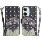 For OnePlus Nord 3 3D Colored Horizontal Flip Leather Phone Case(Hug Cat) - 1