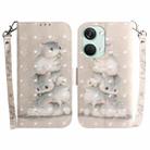 For OnePlus Nord 3 3D Colored Horizontal Flip Leather Phone Case(Squirrels) - 1