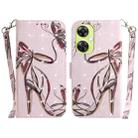 For OnePlus Nord CE 3 Lite/Nord N30 3D Colored Horizontal Flip Leather Phone Case(Butterfly High-heeled) - 1