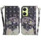 For OnePlus Nord CE 3 Lite/Nord N30 3D Colored Horizontal Flip Leather Phone Case(Hug Cat) - 1