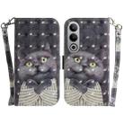 For OnePlus Nord CE4 5G 3D Colored Horizontal Flip Leather Phone Case(Hug Cat) - 1
