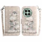 For OnePlus Ace 3 Pro 3D Colored Horizontal Flip Leather Phone Case(Squirrels) - 1