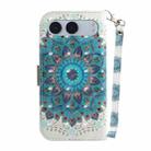 For OnePlus Nord 4 3D Colored Horizontal Flip Leather Phone Case(Peacock Wreath) - 3