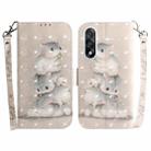 For OnePlus Ace 5 Ultra / Nord 5 5G 3D Colored Flip Leather Phone Case(Squirrels) - 1