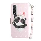 For OnePlus Ace 5 Ultra / Nord 5 5G 3D Colored Flip Leather Phone Case(Heart Panda) - 3