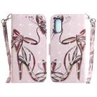 For Sony Xperia 5 V 3D Colored Horizontal Flip Leather Phone Case(Butterfly High-heeled) - 1