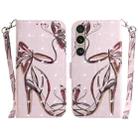 For Sony Xperia 1 VI 3D Colored Horizontal Flip Leather Phone Case(Butterfly High-heeled) - 1