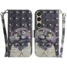For Sony Xperia 1 VI 3D Colored Horizontal Flip Leather Phone Case(Hug Cat) - 1