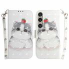 For Sony Xperia 1 VI 3D Colored Horizontal Flip Leather Phone Case(Cute Cat) - 1