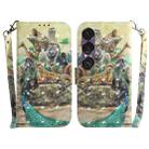 For Sony Xperia 1 VII 3D Colored Horizontal Flip Leather Phone Case(Zoo) - 1