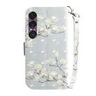 For Sony Xperia 1 VII 3D Colored Horizontal Flip Leather Phone Case(Magnolia) - 3
