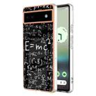 For Google Pixel 6a Electroplating Dual-side IMD Phone Case(Equation) - 1