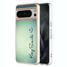 For Google Pixel 8 Pro Electroplating Dual-side IMD Phone Case(Smile) - 1