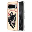 For Google Pixel 8 Pro Electroplating Dual-side IMD Phone Case(Lucky Dog) - 1