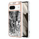 For Google Pixel 8 Electroplating Dual-side IMD Phone Case(Totem Elephant) - 1