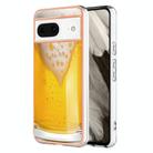 For Google Pixel 8 Electroplating Dual-side IMD Phone Case(Draft Beer) - 1