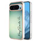 For Google Pixel 9 Electroplating Dual-side IMD Phone Case(Smile) - 1