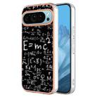 For Google Pixel 9 Electroplating Dual-side IMD Phone Case(Equation) - 1