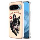 For Google Pixel 9 Pro Electroplating Dual-side IMD Phone Case(Lucky Dog) - 1