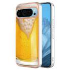 For Google Pixel 9 Pro Electroplating Dual-side IMD Phone Case(Draft Beer) - 1