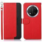 For Honor X9c KHAZNEH Litchi Texture Leather RFID Phone Case(Red) - 1