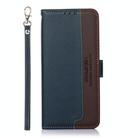 For Honor 400 KHAZNEH Litchi Texture Leather RFID Phone Case(Blue) - 3