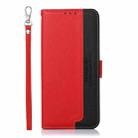 For Honor 400 Lite KHAZNEH Litchi Texture Leather RFID Phone Case(Red) - 3