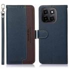 For Honor X6c 4G KHAZNEH Litchi Texture Leather RFID Phone Case(Blue) - 1