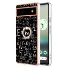 For Google Pixel 6a Electroplating Dual-side IMD Phone Case with Ring Holder(Equation) - 2
