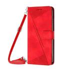 For Sony Xperia 1 VI Dream Triangle Leather Phone Case with Lanyard(Red) - 2