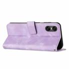 For Sony Xperia 10 VI Dream Triangle Leather Phone Case with Lanyard(Purple) - 3